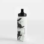 Cat With Kitten On Stairs Water Bottle Gallery Image 2