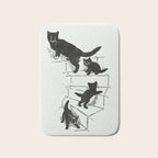 Cat With Kitten On Stairs Bath Mat Gallery Image 1