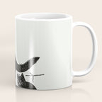Cat With Kitten On Stairs Coffee Mug Gallery Image 1