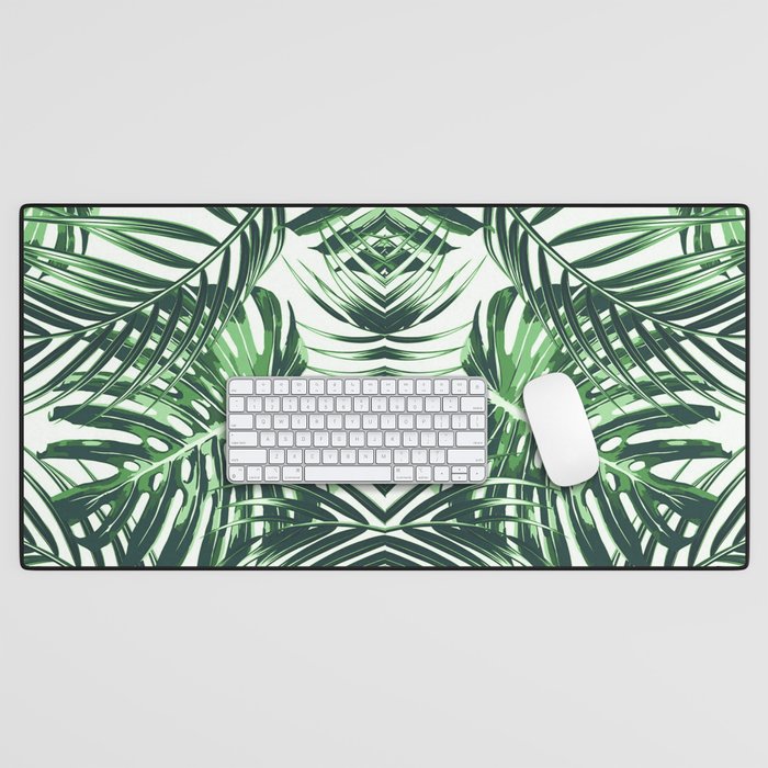 Tropical Leaves 4 Desk Mat Gallery Image 1