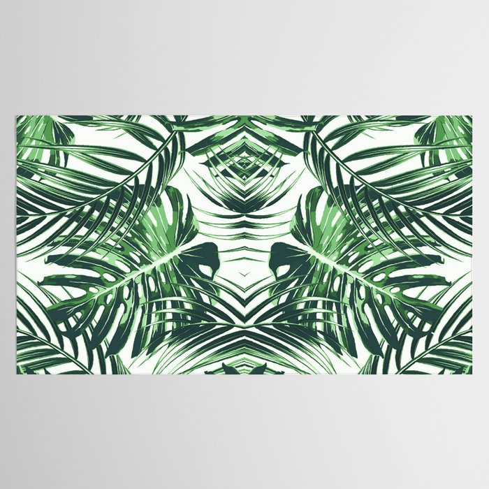 Tropical Leaves 4 Tablecloth Gallery Image 2
