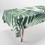 Tropical Leaves 4 Tablecloth Gallery Image 1