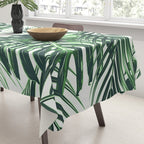 Tropical Leaves 4 Tablecloth Gallery Image 3