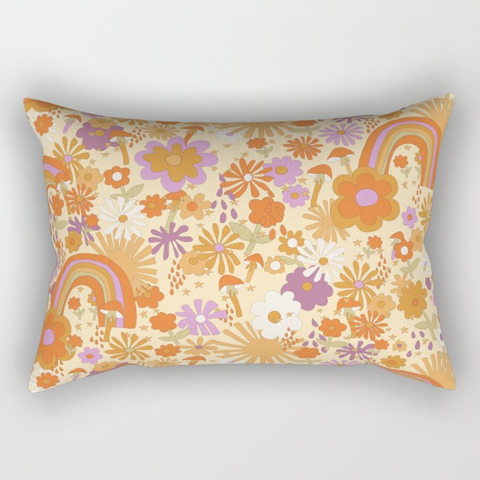 Rainbows, Sunshine and Stars Rectangular Pillow Gallery Image 2