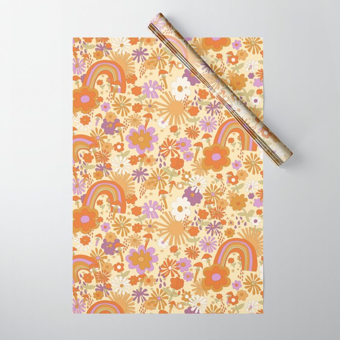 Rainbows, Sunshine and Stars Wrapping Paper Gallery Image 1