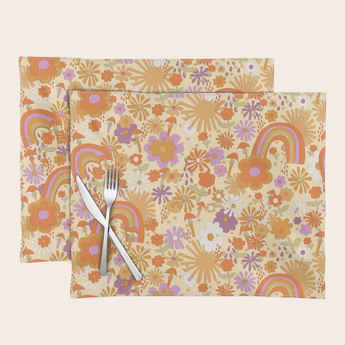 Rainbows, Sunshine and Stars Placemat Gallery Image 1