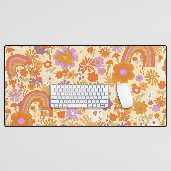 Rainbows, Sunshine and Stars Desk Mat Gallery Image 1