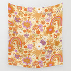 Rainbows, Sunshine and Stars Wall Tapestry Gallery Image 4