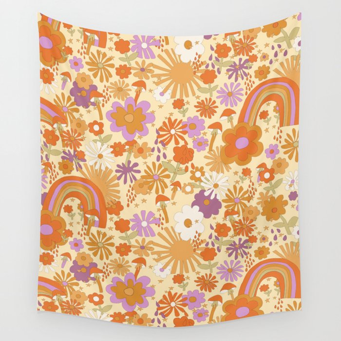 Rainbows, Sunshine and Stars Wall Tapestry Gallery Image 4