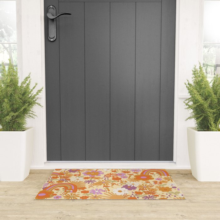 Rainbows, Sunshine and Stars Welcome Mat Gallery Image 3