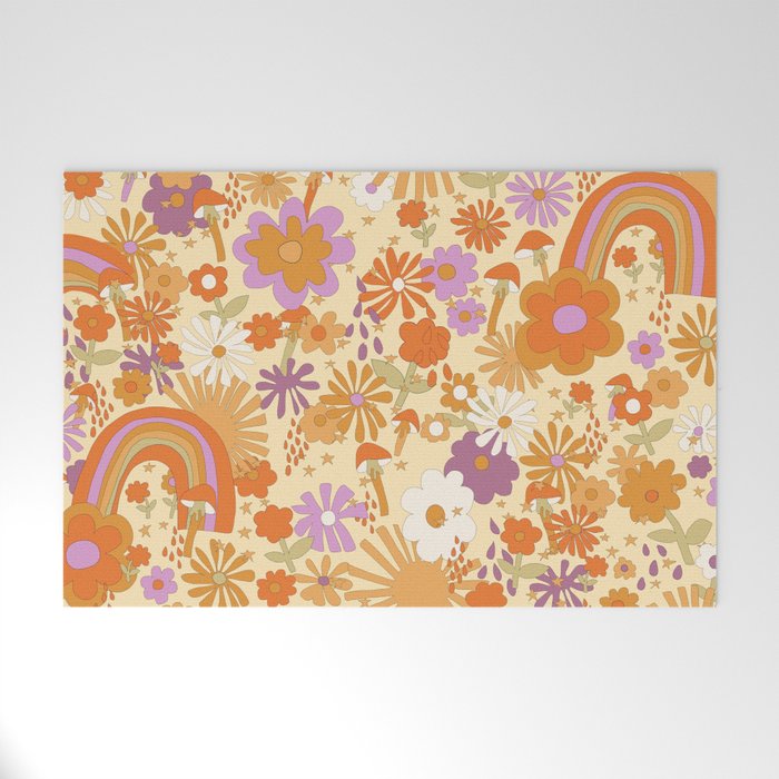 Rainbows, Sunshine and Stars Welcome Mat Gallery Image 1