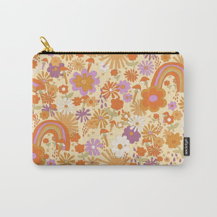 Rainbows, Sunshine and Stars Carry All Pouch Gallery Image 1