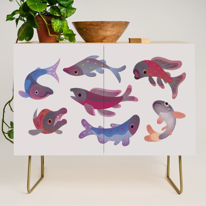 Salmon Credenza Gallery Image 1