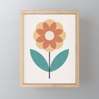 Retro Flower 2-1 Mini Art Print Gallery Image 1