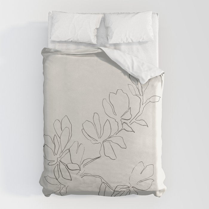 Floral Study no. 4 Duvet Cover Gallery Image 1