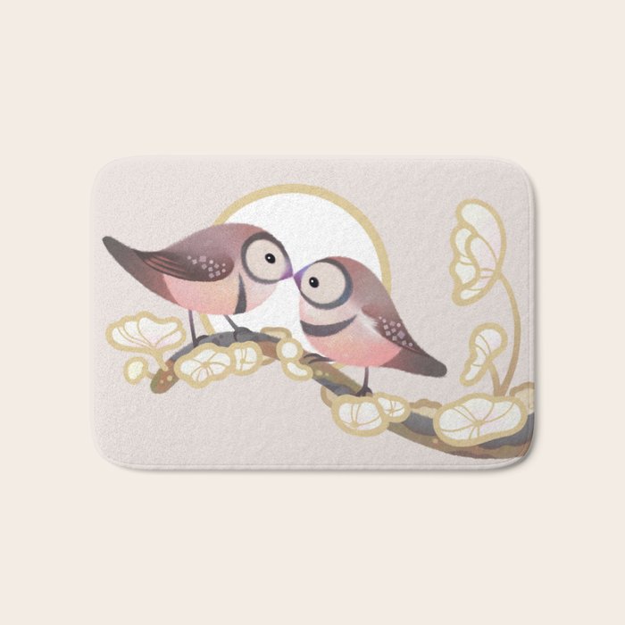 Owl finch Bath Mat Gallery Image 1