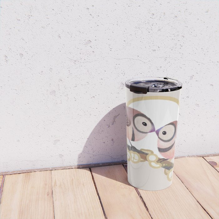 Owl finch Travel Mug Gallery Image 4