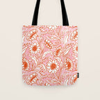 Sunflowers - pink and orange  Tote Bag Gallery Image 1
