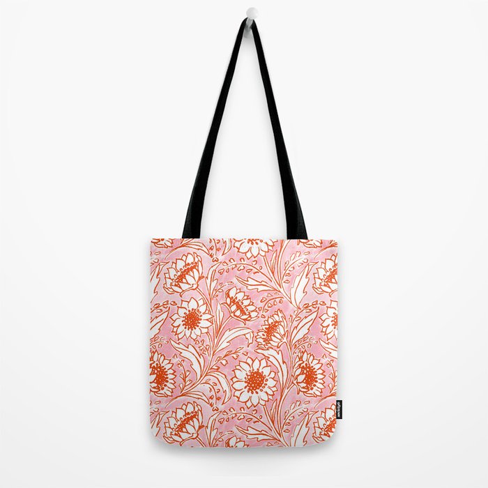 Sunflowers - pink and orange  Tote Bag Gallery Image 2
