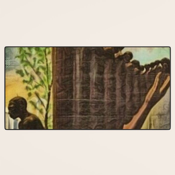 African American Masterpiece 'Lift Up Every Voice & Sing' based on the sculpture by Augusta Savage Desk Mat Gallery Image 3