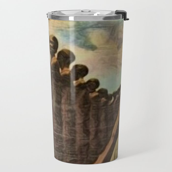 African American Masterpiece 'Lift Up Every Voice & Sing' based on the sculpture by Augusta Savage Travel Mug Gallery Image 2