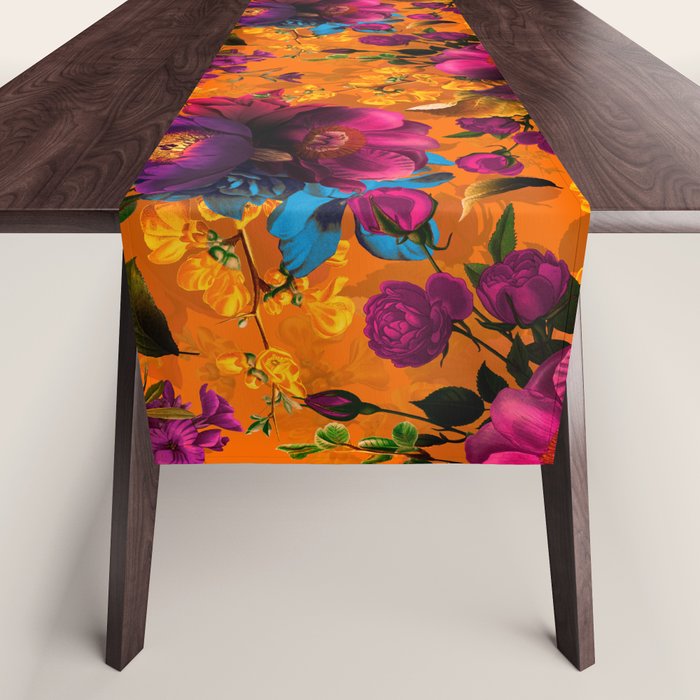 Vintage & Shabby Chic - Midnight Tropical Garden Table Runner Gallery Image 1