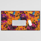 Vintage & Shabby Chic - Midnight Tropical Garden Desk Mat Gallery Image 1