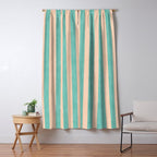 STRIPES 001 F - Mint Window Curtain Gallery Image 5