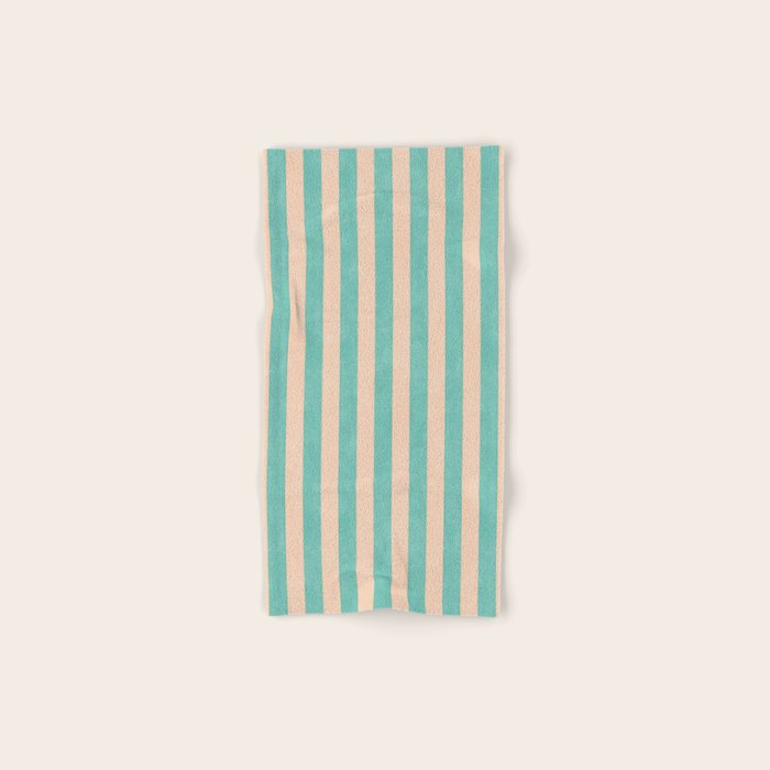 STRIPES 001 F - Mint Bath Towel Gallery Image 1