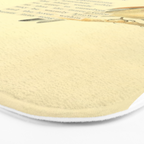 Bird Divinations: Linnet (about: almanacofbirds.org) Bath Mat Gallery Image 3