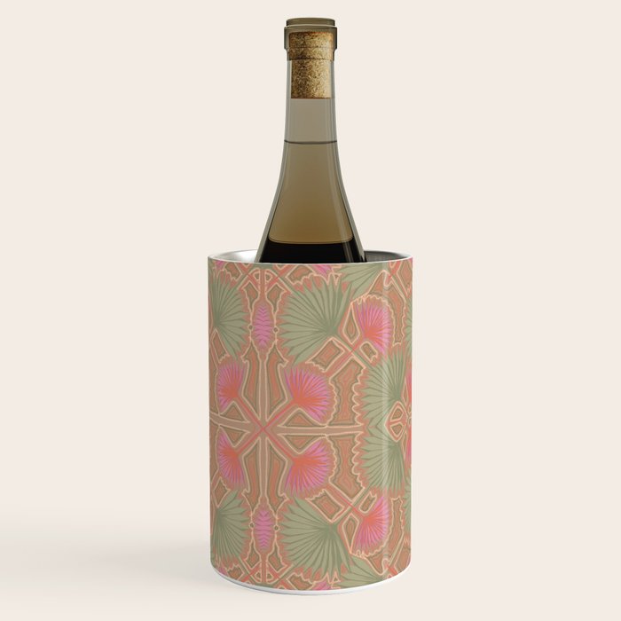 Sun Palms Dusk Tan Wine Chiller Gallery Image 3
