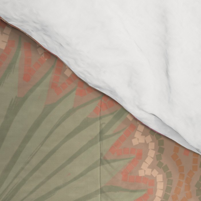 Sun Palms Dusk Tan Comforter Gallery Image 4