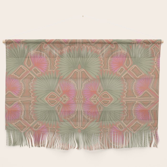 Sun Palms Dusk Tan Wall Hanging Gallery Image 1