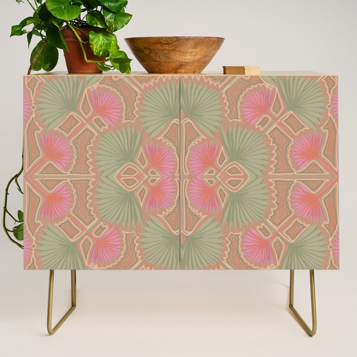 Sun Palms Dusk Tan Credenza Gallery Image 1