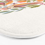 Woodland Owls - Multi-colored Bath Mat Gallery Image 3