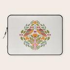 Woodland Owls - Multi-colored Laptop Sleeve Gallery Image 1