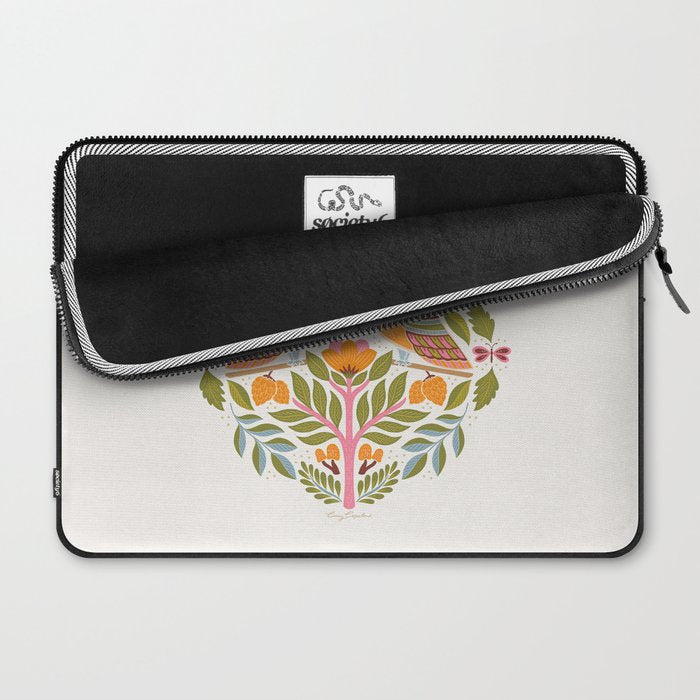 Woodland Owls - Multi-colored Laptop Sleeve Gallery Image 2
