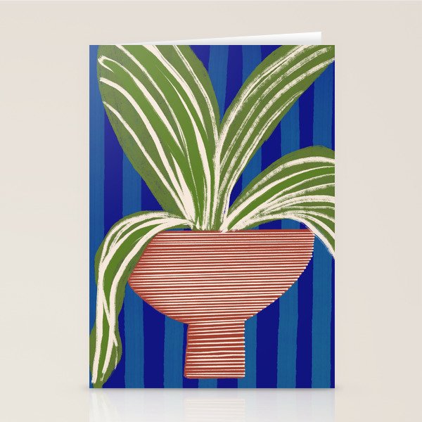 Contemporary Flower Design Stationery Card Gallery Image 2
