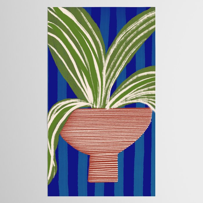 Contemporary Flower Design Tablecloth Gallery Image 2