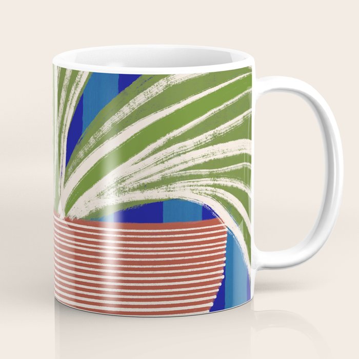 Contemporary Flower Design Coffee Mug Gallery Image 1