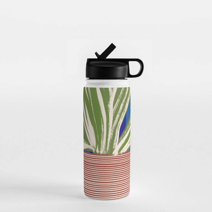 Contemporary Flower Design Water Bottle Gallery Image 1