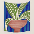 Contemporary Flower Design Wall Tapestry Gallery Image 4