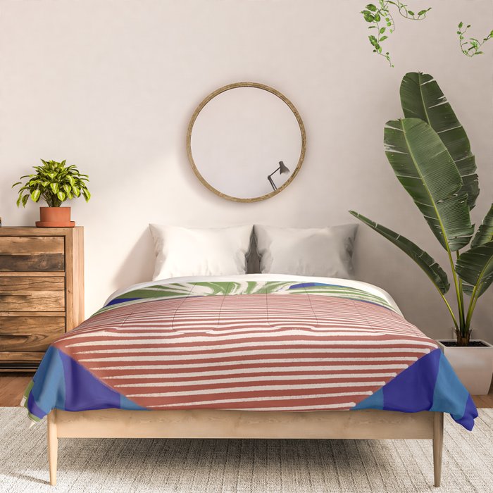 Contemporary Flower Design Comforter Gallery Image 3