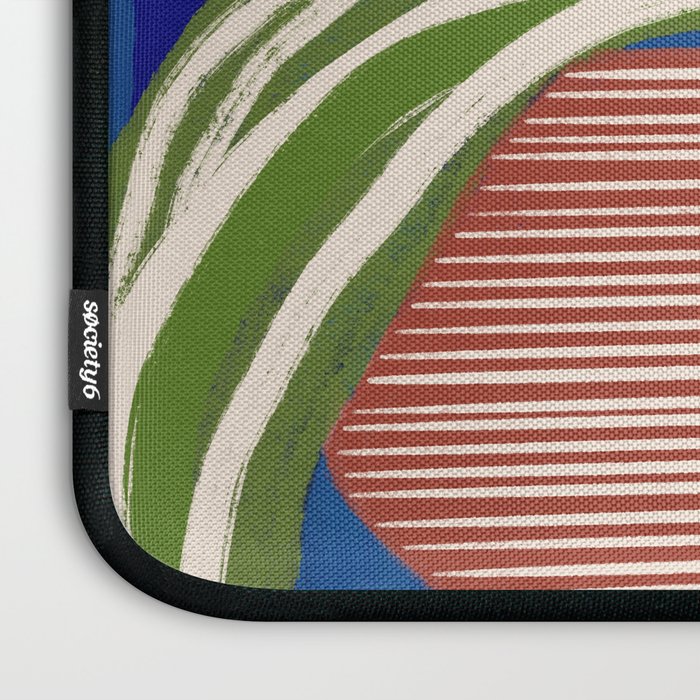 Contemporary Flower Design Laptop Sleeve Gallery Image 3