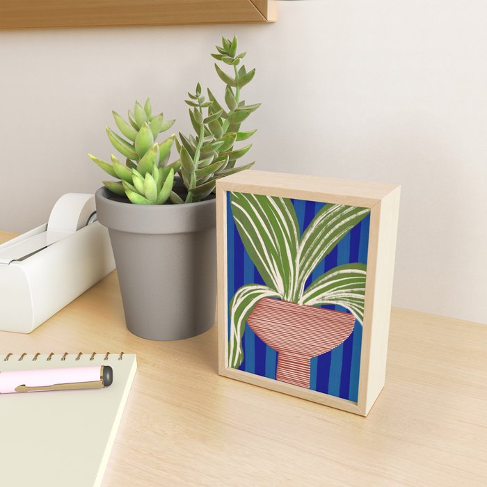 Contemporary Flower Design Mini Art Print Gallery Image 2
