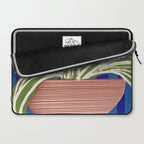 Contemporary Flower Design Laptop Sleeve Gallery Image 2