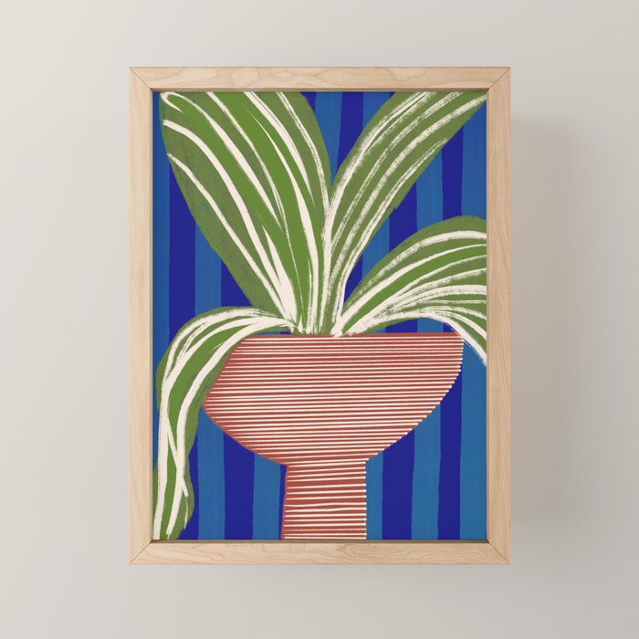 Contemporary Flower Design Mini Art Print Gallery Image 1