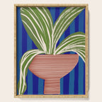 Contemporary Flower Design Serving Tray Gallery Image 1