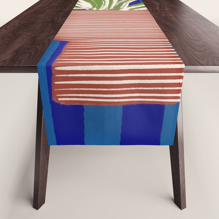 Contemporary Flower Design Table Runner Gallery Image 1