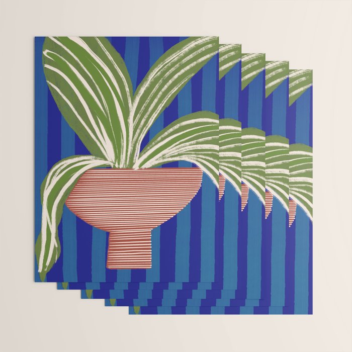 Contemporary Flower Design Wrapping Paper Gallery Image 3